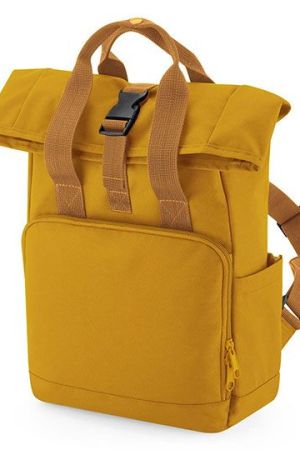 Recycled Mini Twin Handle Roll-Top Backpack