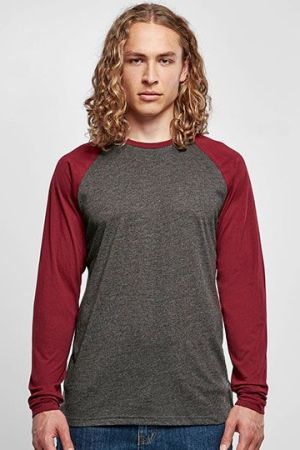 Men´s Contrast Raglan Longsleeve T-Shirt