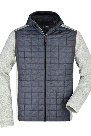 Men´s Knitted Hybrid Jacket