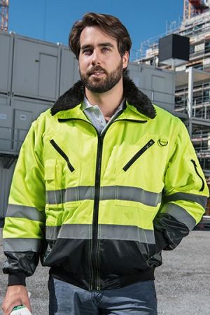 Robust 4-in-1 Hi-Vis Pilot Jacket Oslo