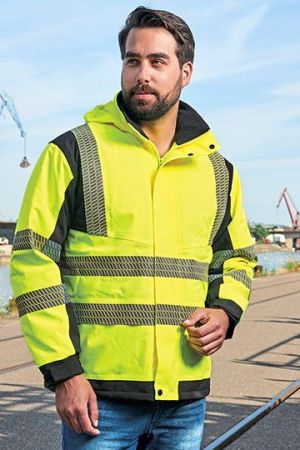 Premium Printable Hi-Vis Softshell Safety Jacket Copenhagen