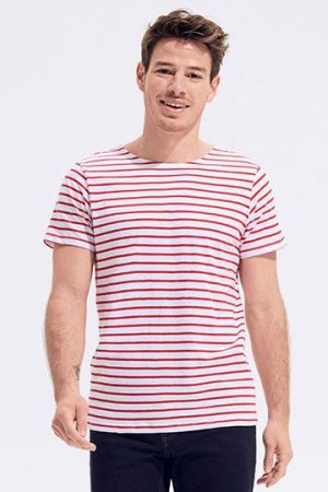 Men´s Round Neck Striped T-Shirt Miles