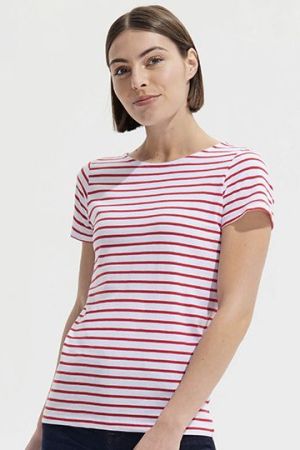 Women´s Round Neck Striped T-Shirt Miles