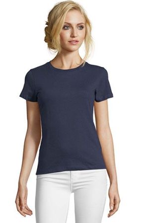 Women´s Round Neck Fitted T-Shirt Imperial