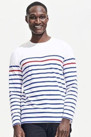 Men´s Long Sleeve Striped T-Shirt Matelot