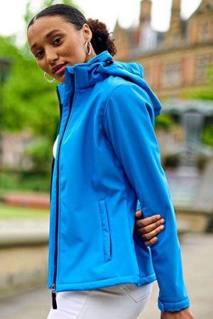 Women´s Venturer 3-Layer Printable Hooded Softshell Jacket