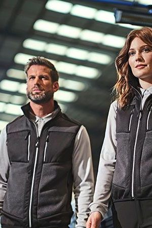 E-volve Unisex Knit Effect Stretch Bodywarmer
