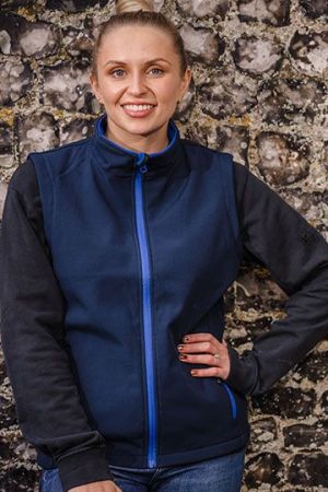 Women´s Printable Softshell Bodywarmer with Recycled Fleece Inne