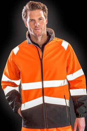 Printable Safety Softshell Jacket