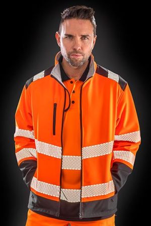 Printable Ripstop Safety Softshell Jacket