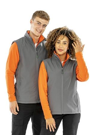 Men´s Recycled 2-Layer Printable Softshell Bodywarmer