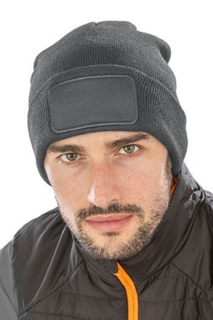 Recycled Double Knit Printers Beanie