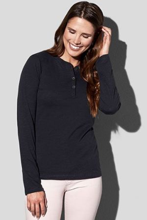 Sharon Henley Long Sleeve Women