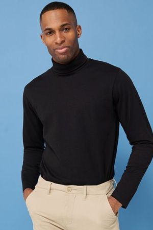 Roll-Neck Long-Sleeve Top