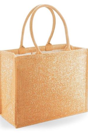 Shimmer Jute Shopper