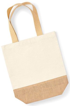 Jute Base Canvas Shopper