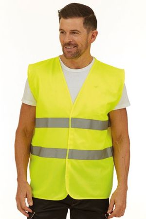Hi-Vis 2 Bands Waistcoat