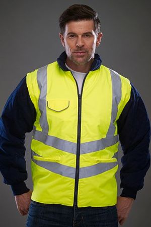 Hi-Vis Chevron Quilted Jacket