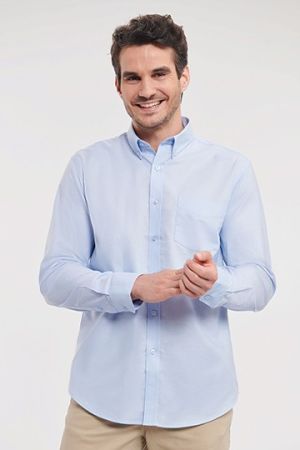 Men´s Long Sleeve Tailored Button-Down Oxford Shirt