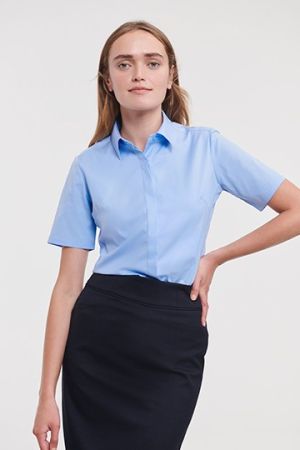 Ladies´ Short Sleeve Fitted Ultimate Stretch Shirt