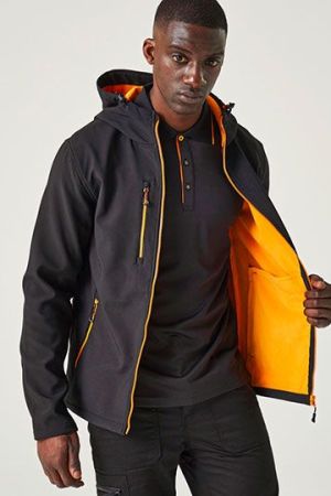 Navigate 2-Layer Hooded Softshell Jacket