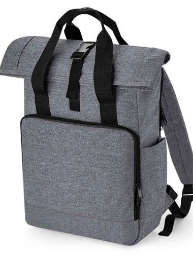 Recycled Twin Handle Roll-Top Laptop Backpack