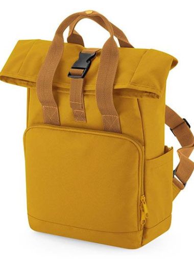 Recycled Mini Twin Handle Roll-Top Backpack