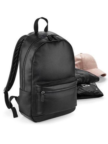 Faux Leather Fashion Backpack