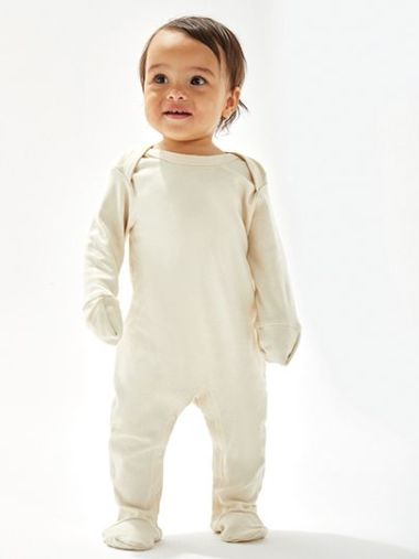 Baby Sleepsuit With Scratch Mitts