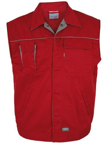 Contrast Work Vest