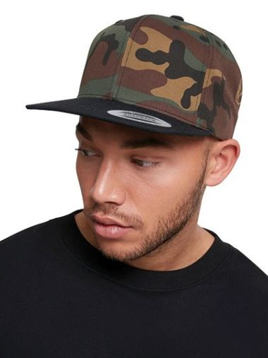 Classic Snapback 2-Tone Camo Cap