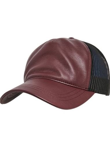 Leather Trucker Cap