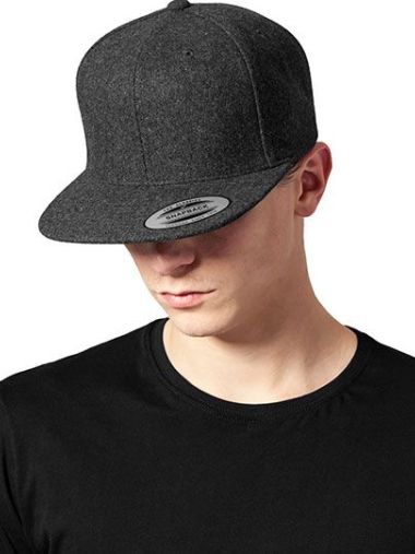 Melton Wool Snapback Cap