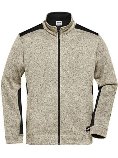 Men´s Knitted Workwear Fleece Jacket -STRONG-