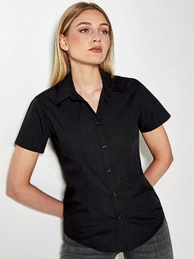 Women´s Classic Fit Workforce Poplin Shirt Short Sleeve