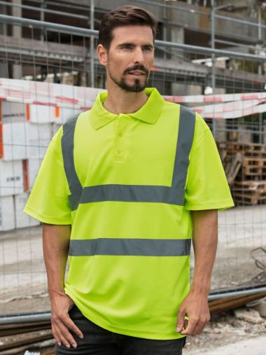 High-End Polycotton Hi-Vis Polo Shirt Cambridge