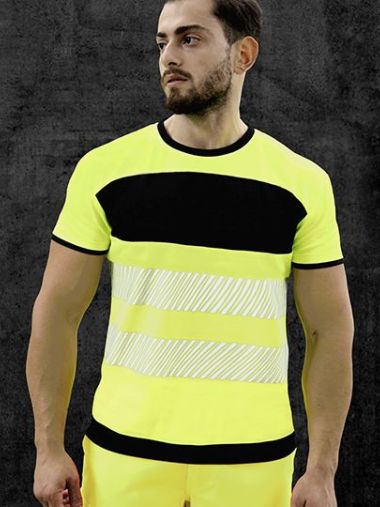 EOS Hi-Vis Workwear T-Shirt With Printing Area