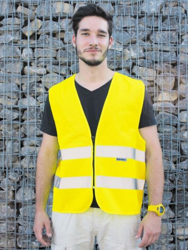 Hi-Vis Safety Vest Cologne With Front Zipper