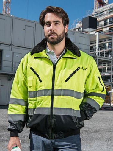 Robust 4-in-1 Hi-Vis Pilot Jacket Oslo