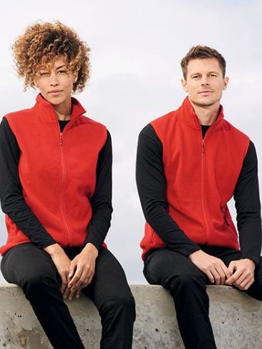 Unisex Factor Zipped Fleece Bodywarmer
