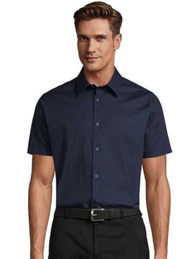 Men´s Stretch-Shirt Broadway Short Sleeve