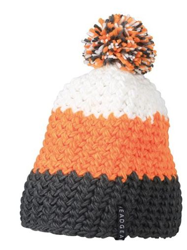 Crocheted Cap With Pompon