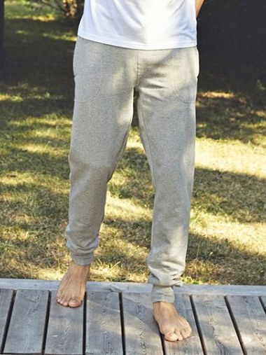 Sweatpants With Cuff And Zip Pocket