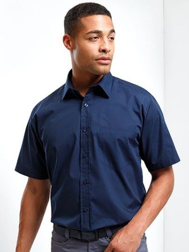 Men´s Poplin Short Sleeve Shirt