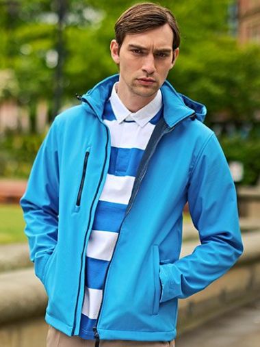 Venturer 3-Layer Printable Hooded Softshell Jacket