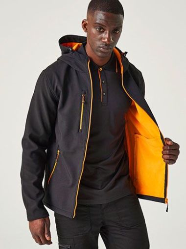 Navigate 2-Layer Hooded Softshell Jacket