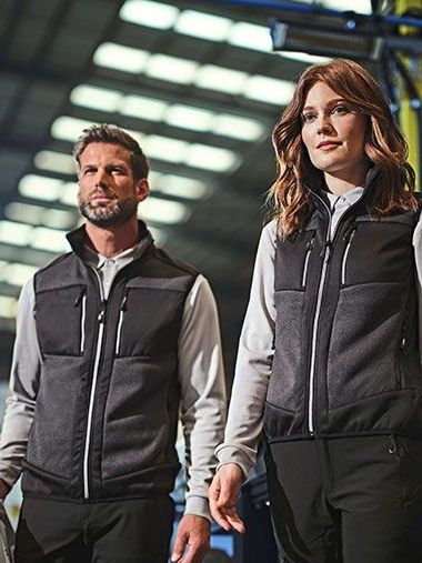 E-volve Unisex Knit Effect Stretch Bodywarmer