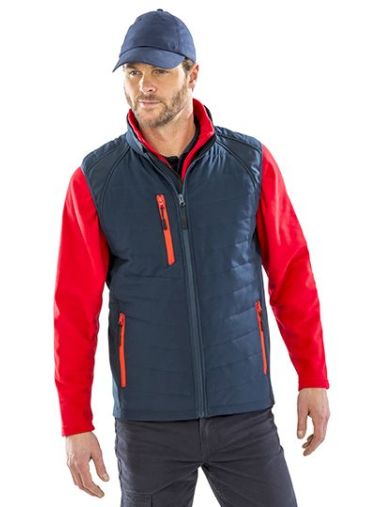 Recycled Compass Padded Softshell Gilet