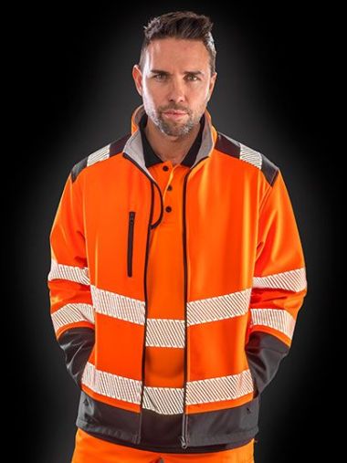 Printable Ripstop Safety Softshell Jacket