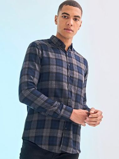 Men´s Brushed Check Casual Shirt